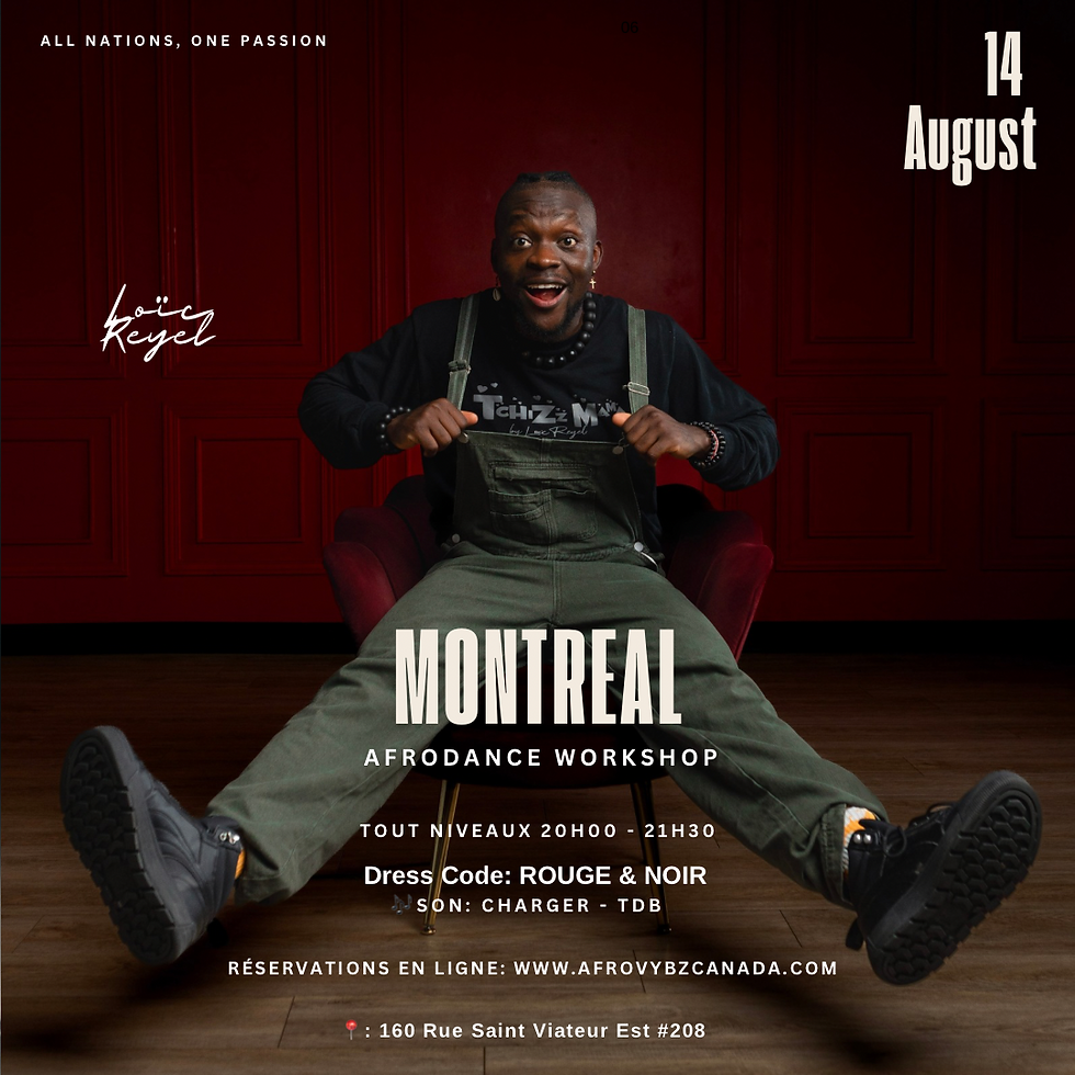 Montreal Atelier de Danse Afro avec Loïc Reyel  volume 7