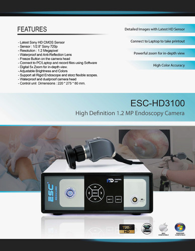 FHE- Endoscope USB Endoscope industriel USB avec 6 lumières LED, caméra