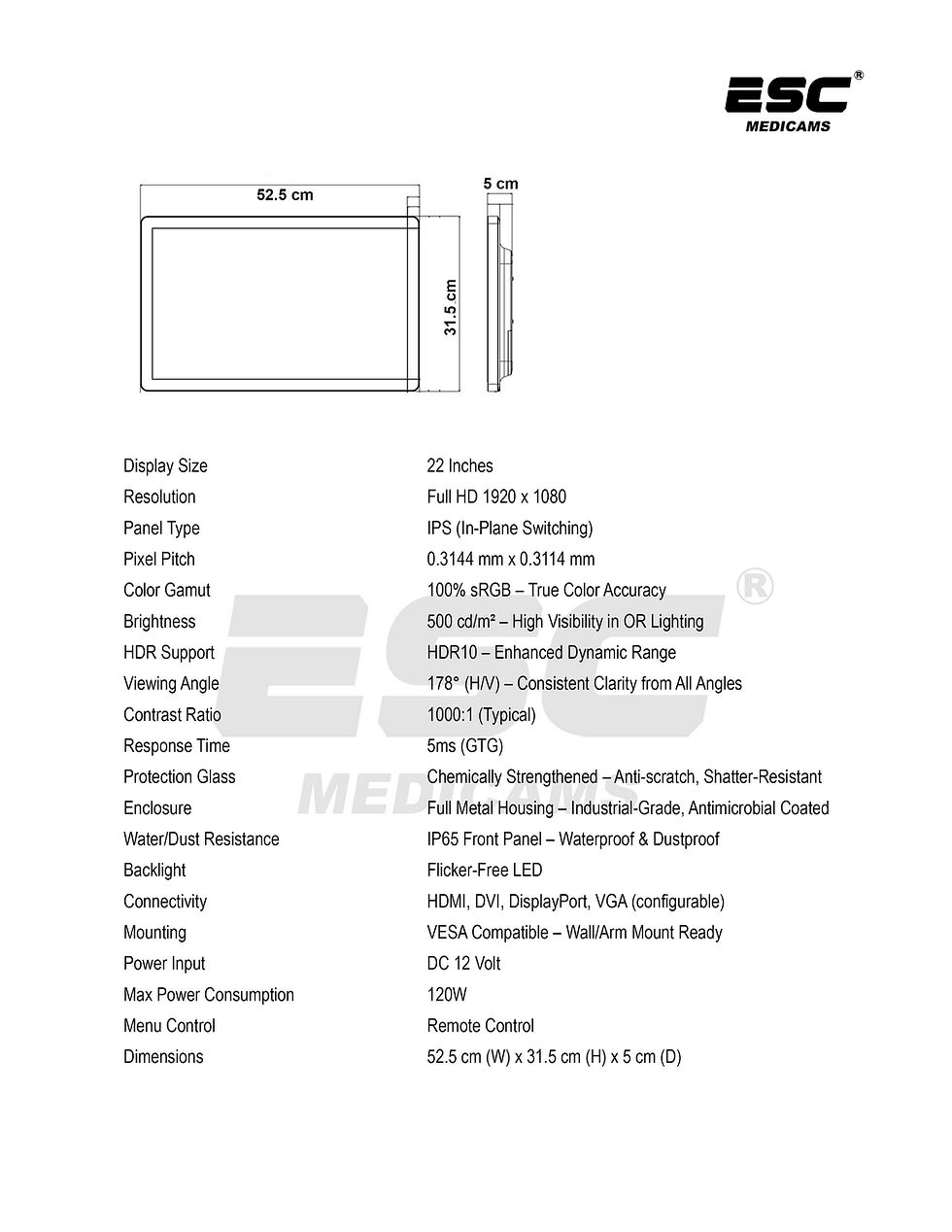 Thumbnail: Medical surgical monitor