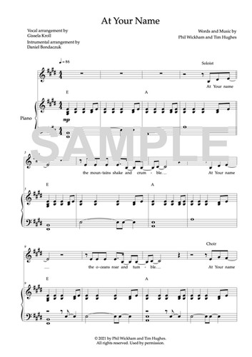At Your Name Sheet Music | kidsintune
