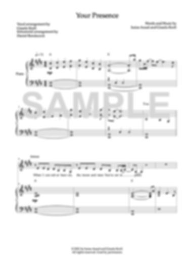 Your Presence Sheet Music