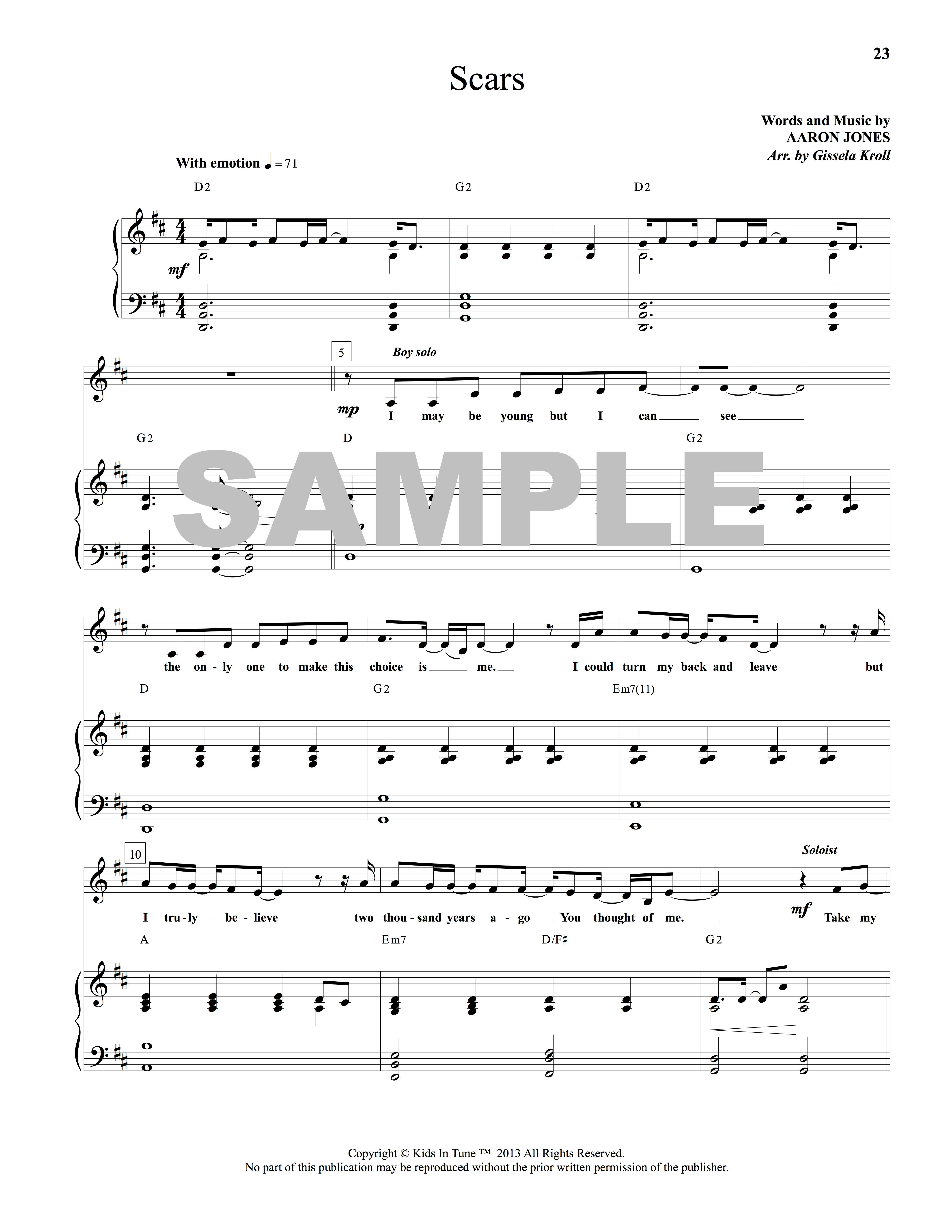 Servant's Prayer Sheet Music