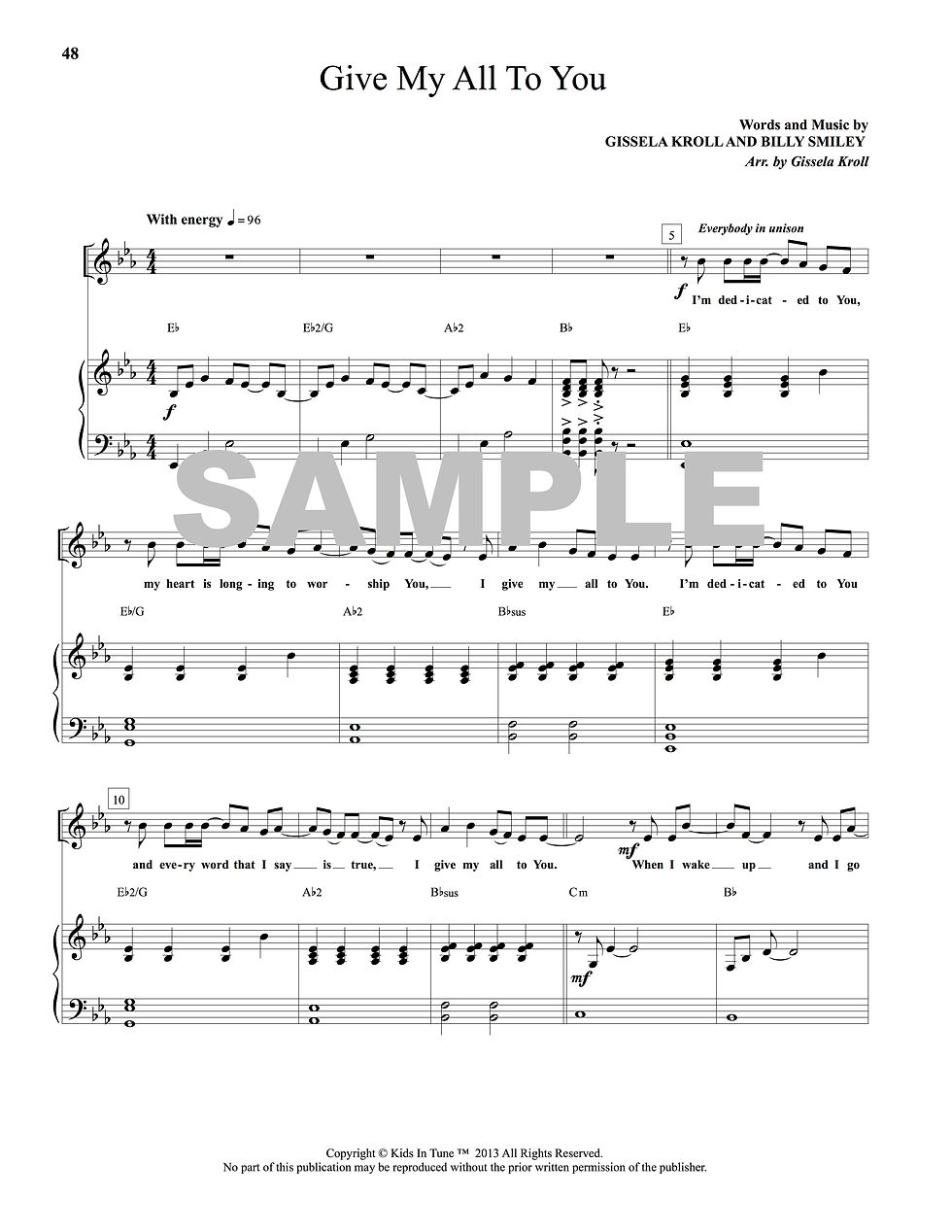 Give My All to You Sheet Music