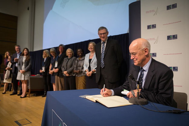 The Vice Chancellor of the University of Oxford was the first to sign the petition for women's financial inclusion at Power Shift. To see how you can sign it, too, keep
