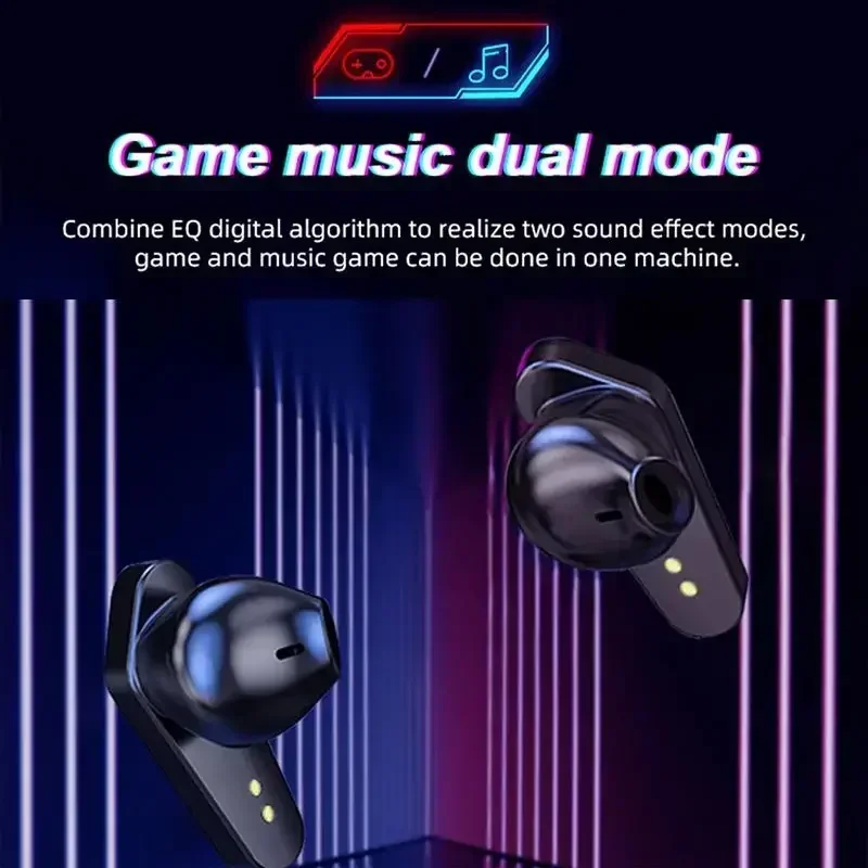 Miniatura: Low Latency Wireless TWS Earphone for Games and Sports, Bluetooth with Charging 