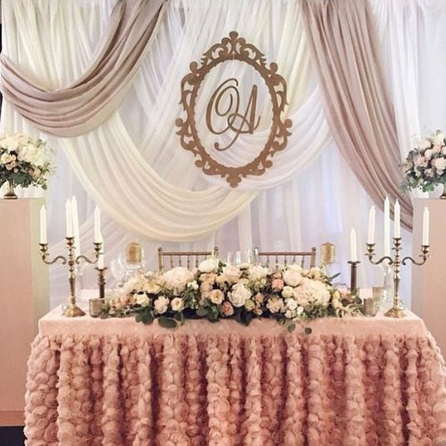 Sweetheart Table Draping