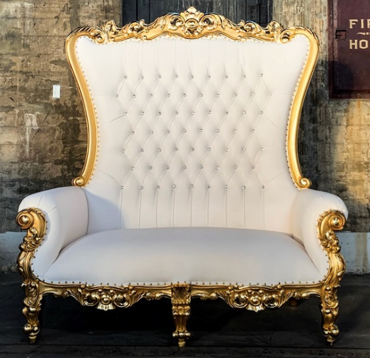 Double throne chair