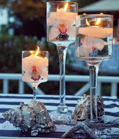 Stemmed centerpiece RENTAL