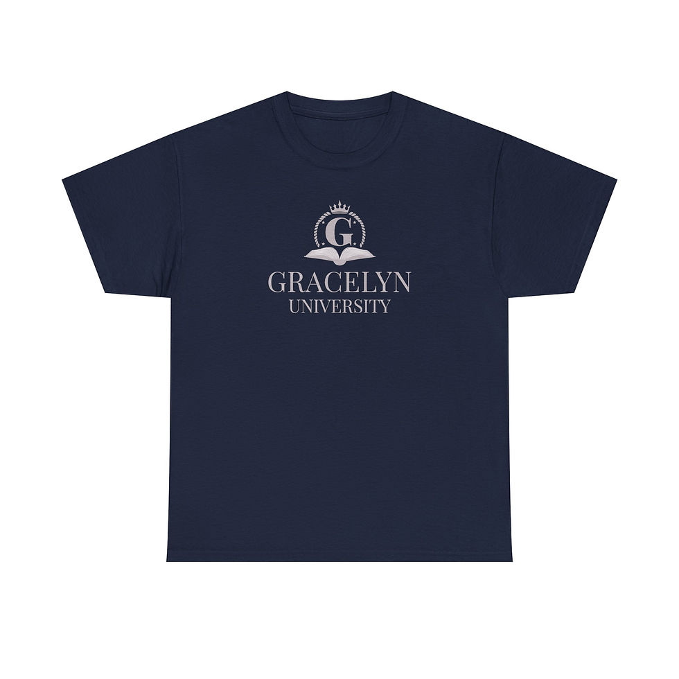 Thumbnail: Gracelyn University Unisex Heavy Cotton Tee