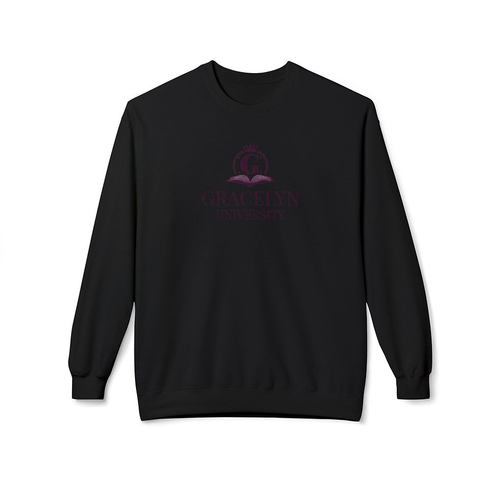 Thumbnail: Gracelyn University Unisex Midweight Softstyle Fleece Crewneck Sweatshirt