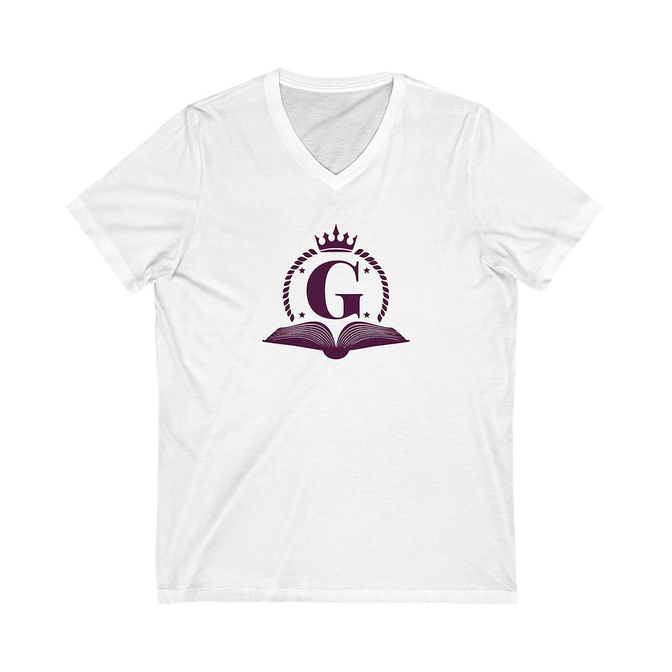 Thumbnail: Gracelyn Symbol Women's Jersey Short Sleeve V-Neck Tee