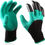 Thumbnail: Smart Garden Gloves Pair | 1 Hand With Claws, 1 Hand Without Claws