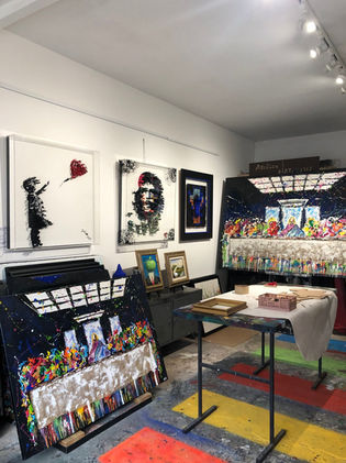 Atelier de l'artiste Lou Raunier