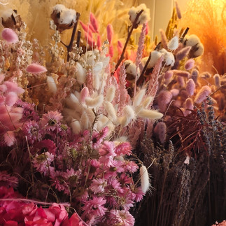 Ginko & Paon, fleurs séchées