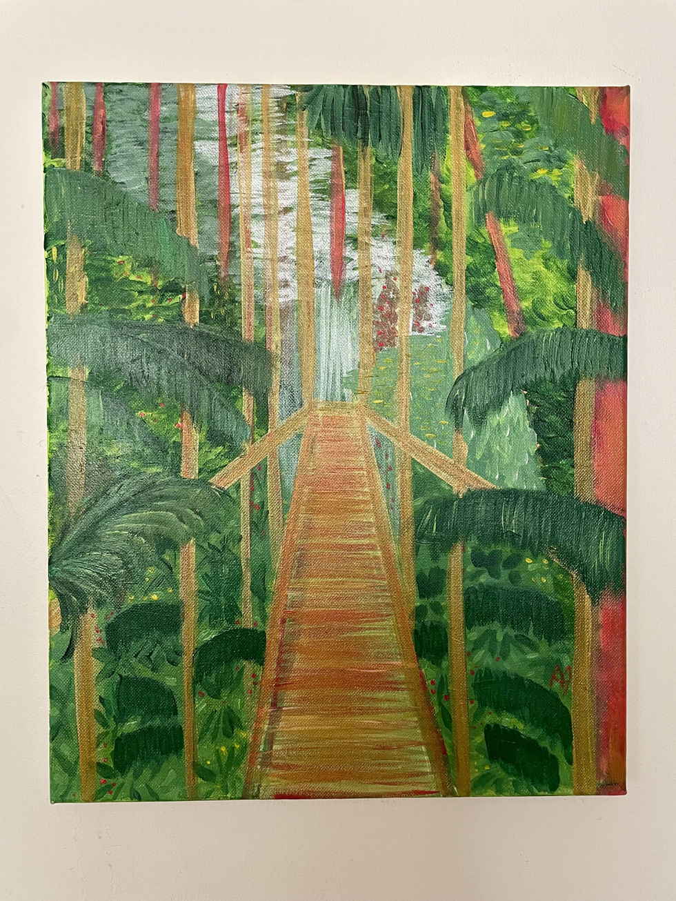 LE PONT, Acrylique, 2023