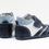Thumbnail: EMEL NAVY/WHITE PERFORATED LEATHER VELCRO CASUAL SHOES (E2096-8)