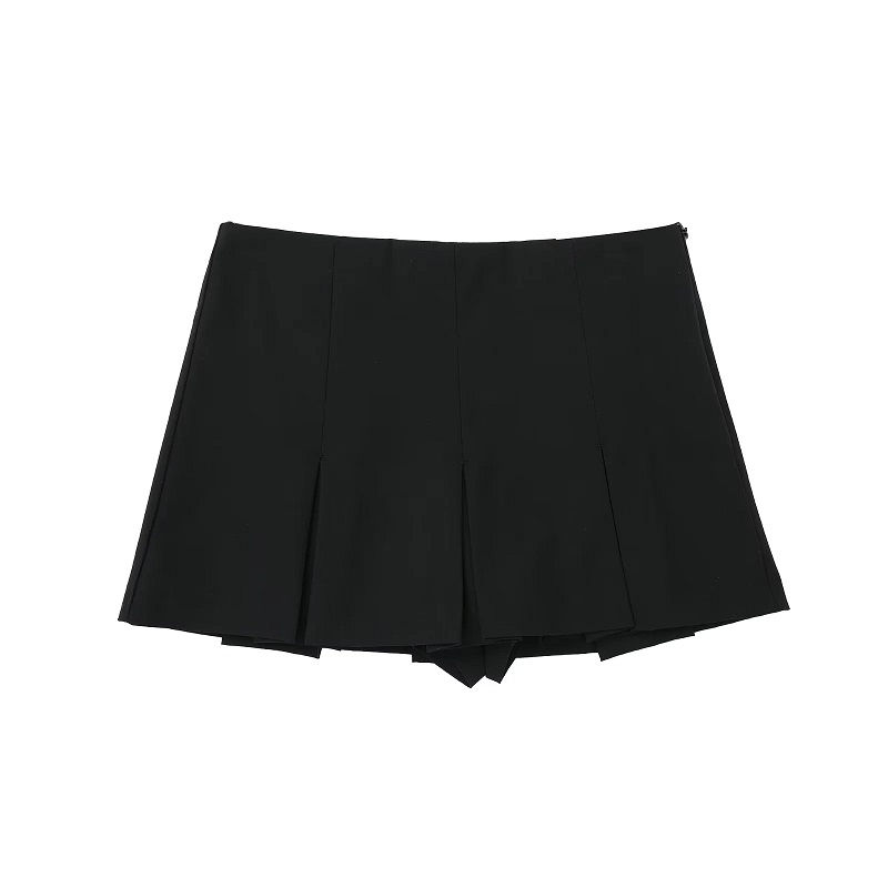 Thumbnail: MUJER 2025 Pleated Skirt Shorts for Women High Waist Mini Shorts Women Summer Ba