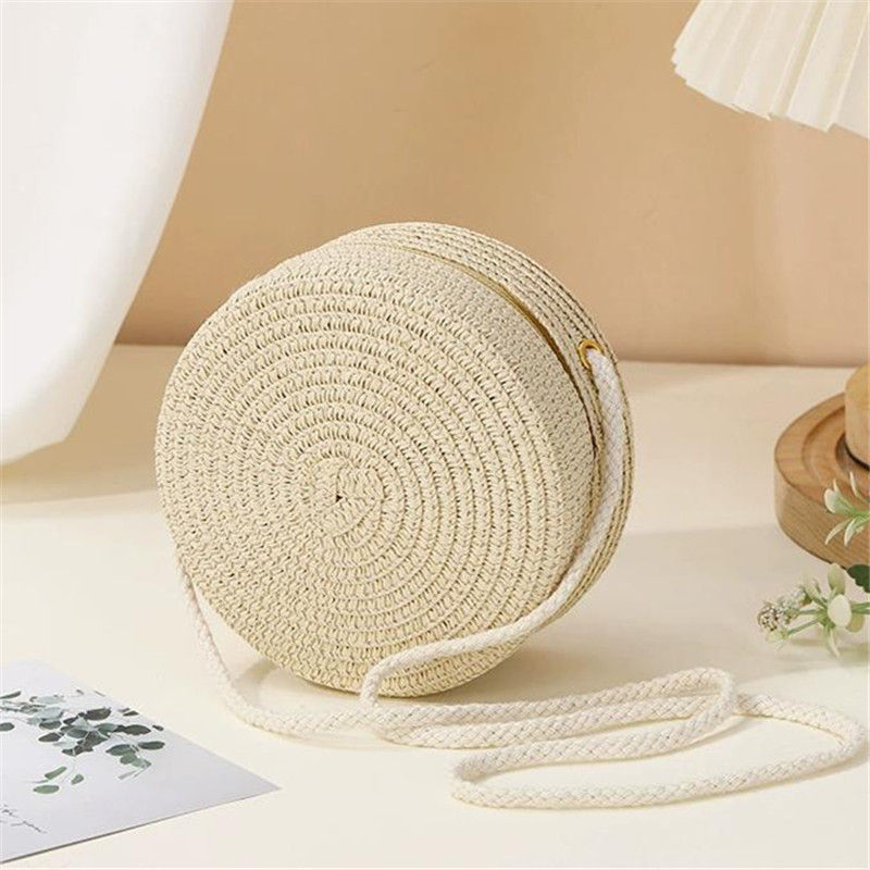 Thumbnail: The Emilia Woven Crossbody Bag with Gold Chain