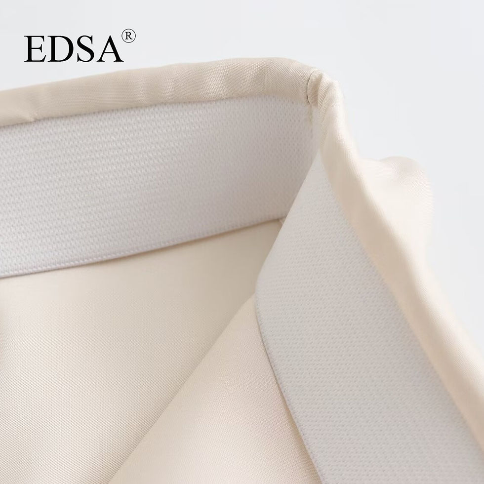 Thumbnail: EDSA Women Satin Midi Skirt High Waist Straight Long Skirts Summer Bodycon Femal