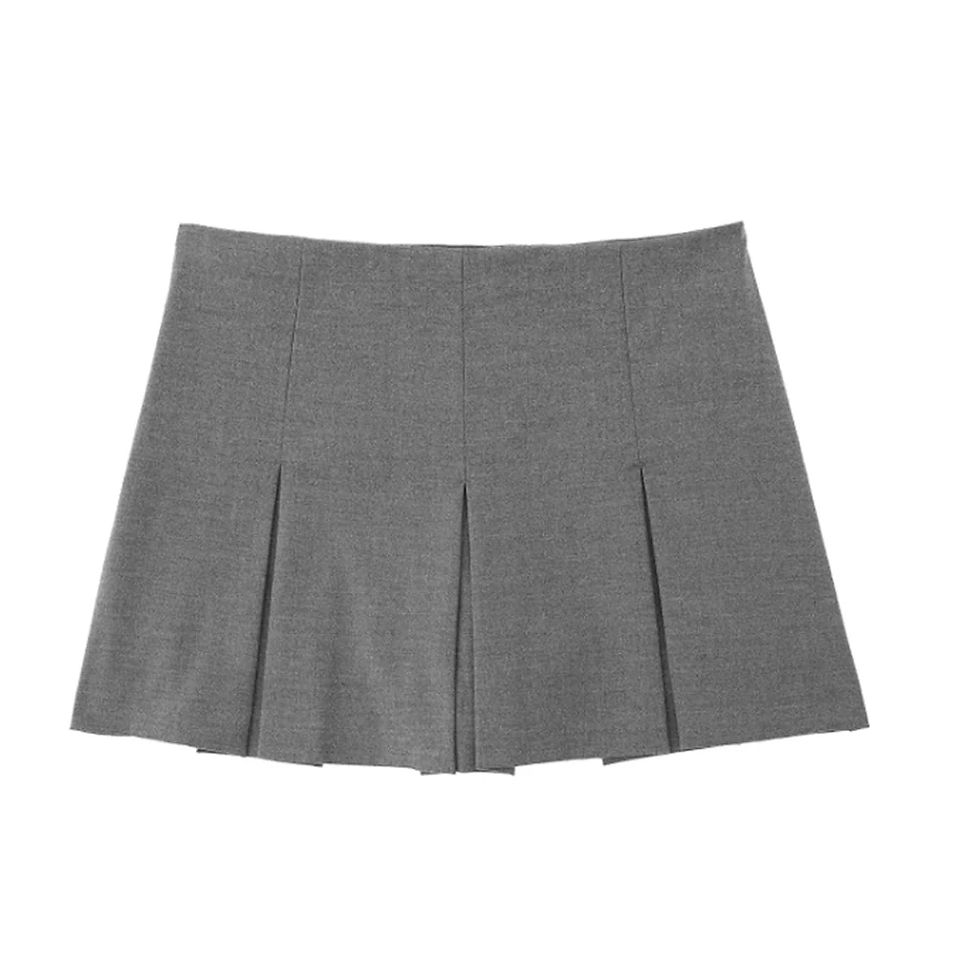 Thumbnail: MUJER 2025 Pleated Skirt Shorts for Women High Waist Mini Shorts Women Summer Ba