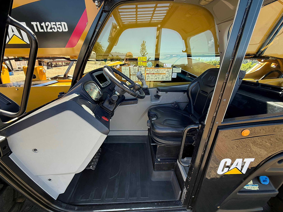 Thumbnail: 2019 CAT TL 1255D 4X4 TELEHANDLER