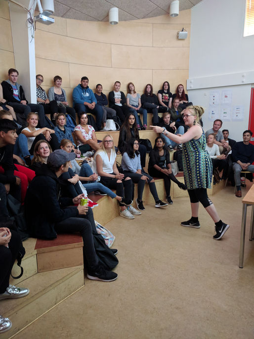 Presentations at Danish high schools