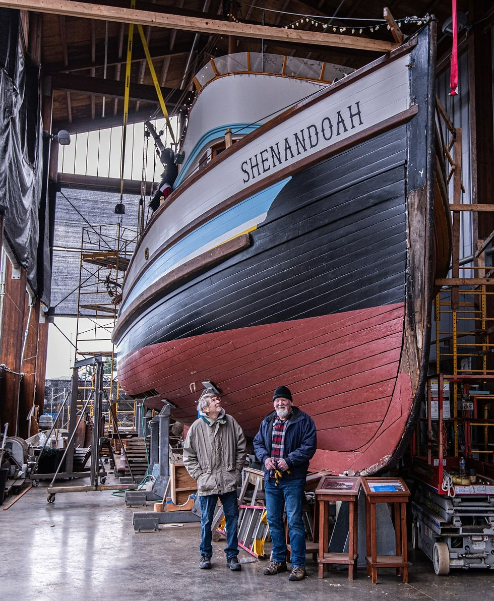 fishing vessel restoration at Harbor History Museum