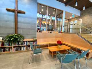 Foyer of reception area, main floor