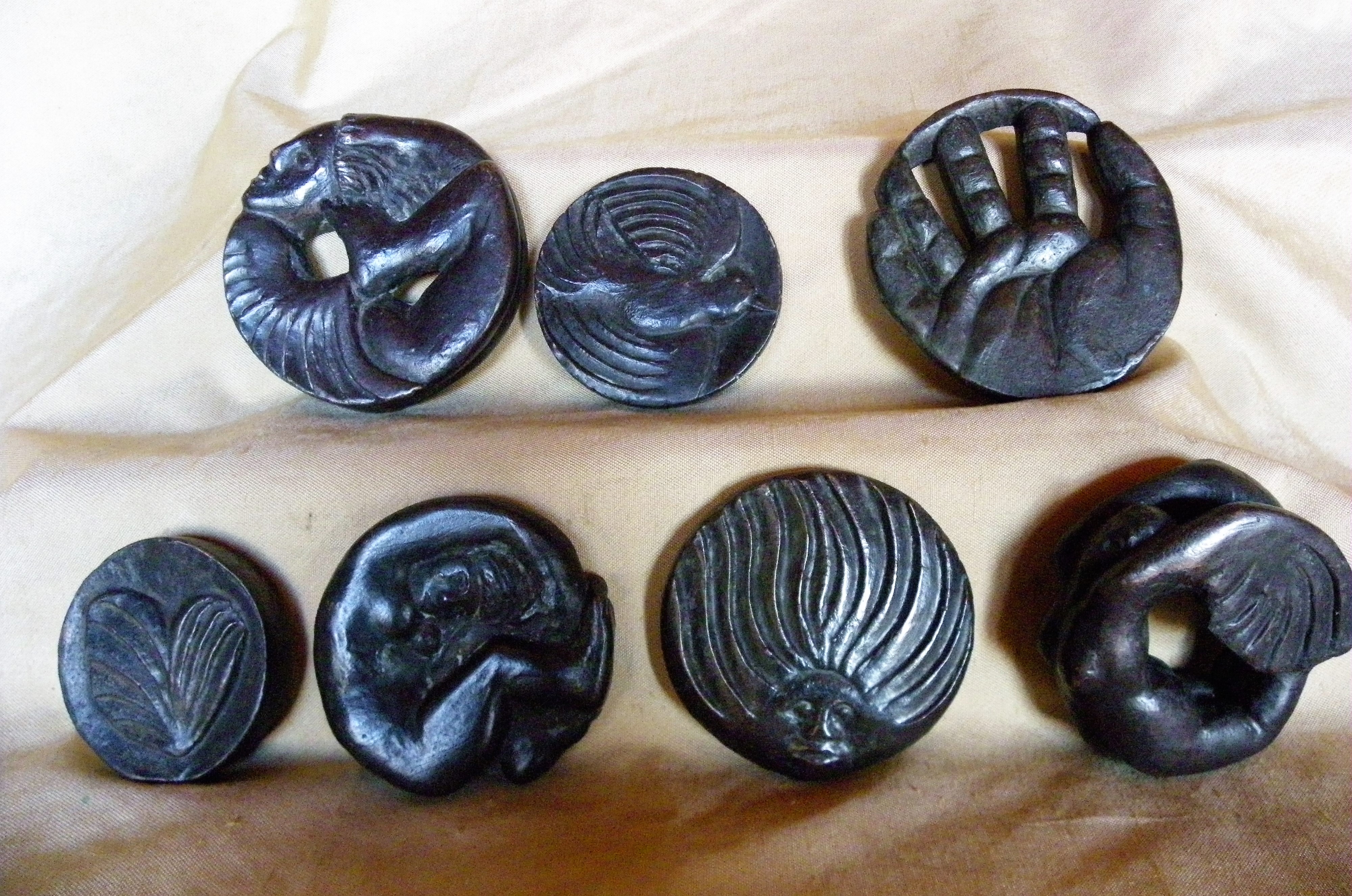 Medallions - back view