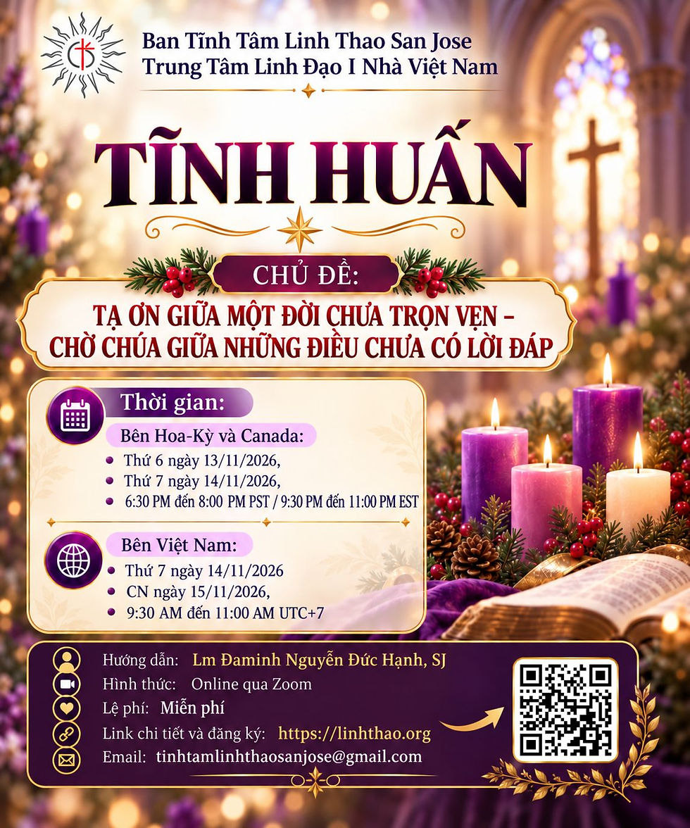 Tĩnh Huấn do Lm. Đaminh Nguyễn Đức Hạnh, SJ
