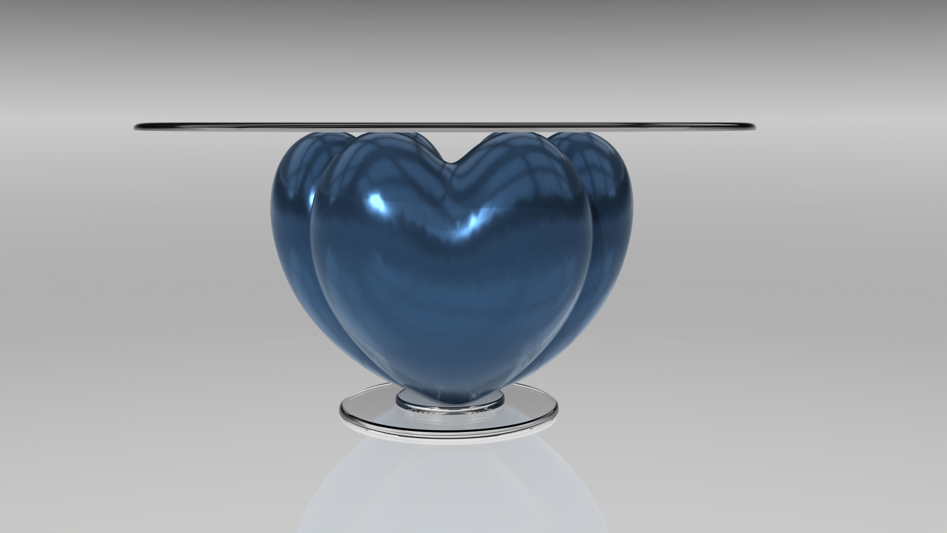 Elvia 3 hearts, lunar blue