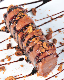 Decadent Chocolate Dessert Close Up 