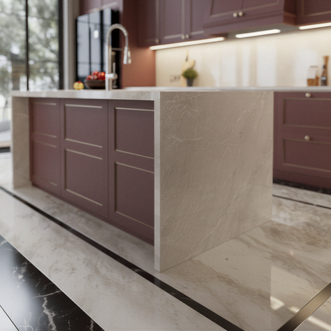 Steal This Look: Tuyệt chiêu phối màu cho căn bếp "NEOCLASSIC" Vang Đỏ (Burgundy) đầy mê hoặc