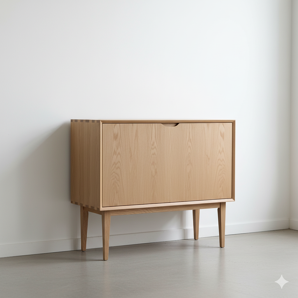 Less is more (ít là nhiều): Nội thất Japandi đề cao đường nét sạch, tinh gọn và chức năng, loại bỏ mọi chi tiết thừa để tạo không gian thoáng đãng và gọn gàng.