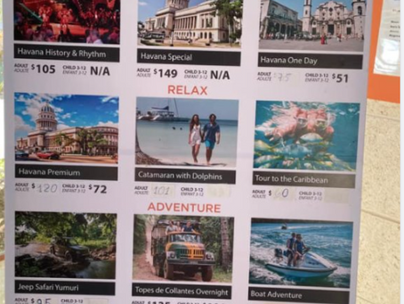 Excursions available with Sunwing
