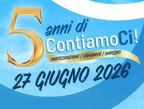 CINQUE ANNI DI CONTIAMOCI! FESTEGGIAMOLI INSIEME!