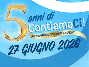 CINQUE ANNI DI CONTIAMOCI! FESTEGGIAMOLI INSIEME!