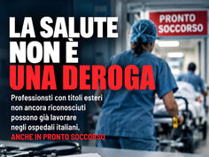 LA SALUTE NON È UNA DEROGA. FIRMA E FAI FIRMARE.