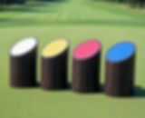 Log Golf Tee Marker Upright Design