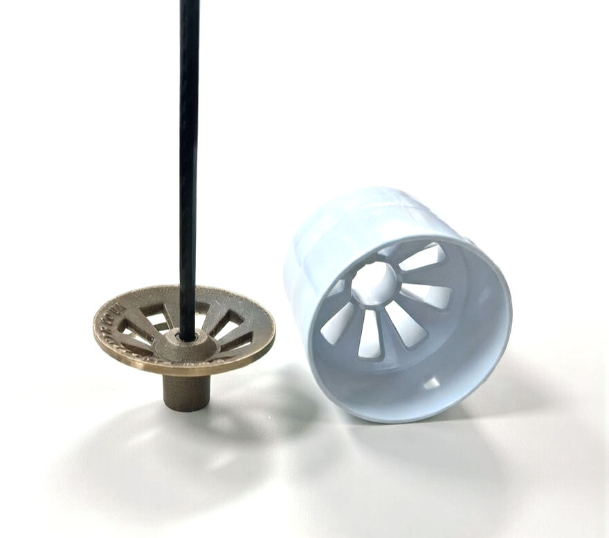 Thumbnail: Slim Pin Putting Green Marker Bronze Gimme Base