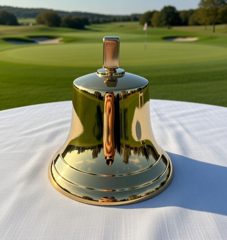 Brass Warning Bell with no engraving