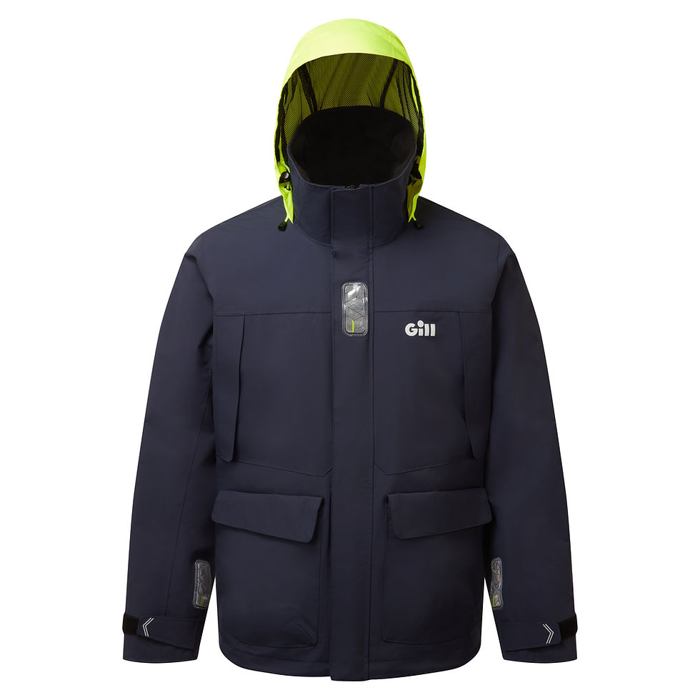 Thumbnail: OS34J Gill Coastal Cruising Jacket Navy Blue with Hood