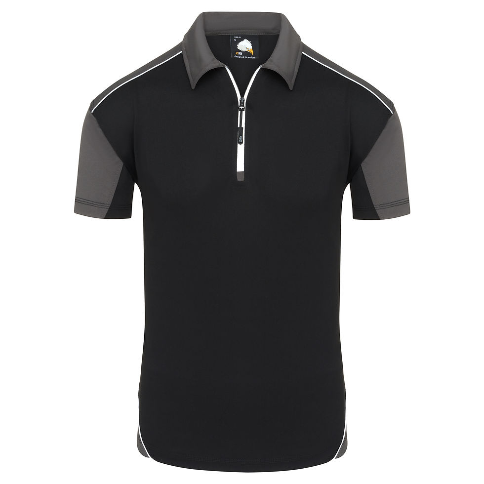 Thumbnail: Orn 1183 Fireback Two Tone Polo Shirt