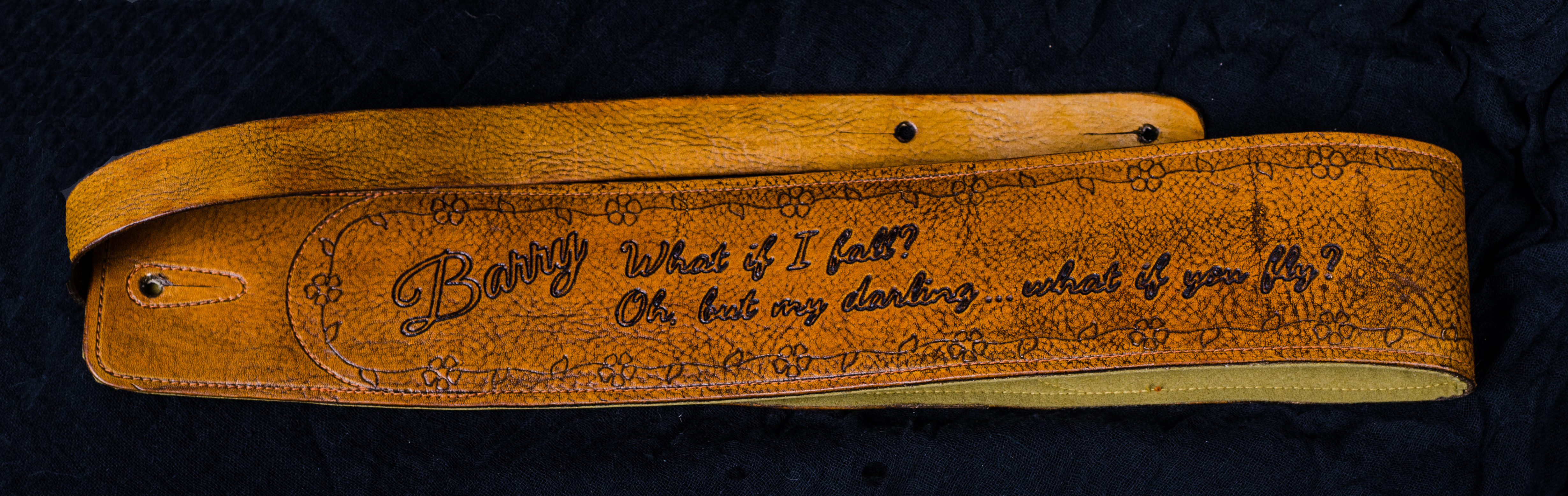 Custom Script - Tan Finish