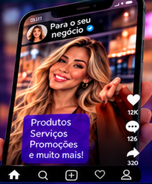 Post da influencer divulgando produtos, serviços e promoções