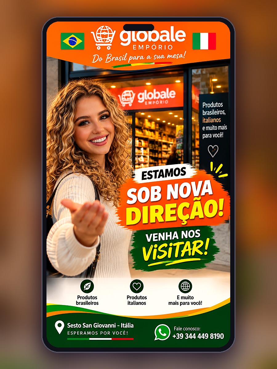 Arte Empório Globale: sob nova direção, venha nos visitar