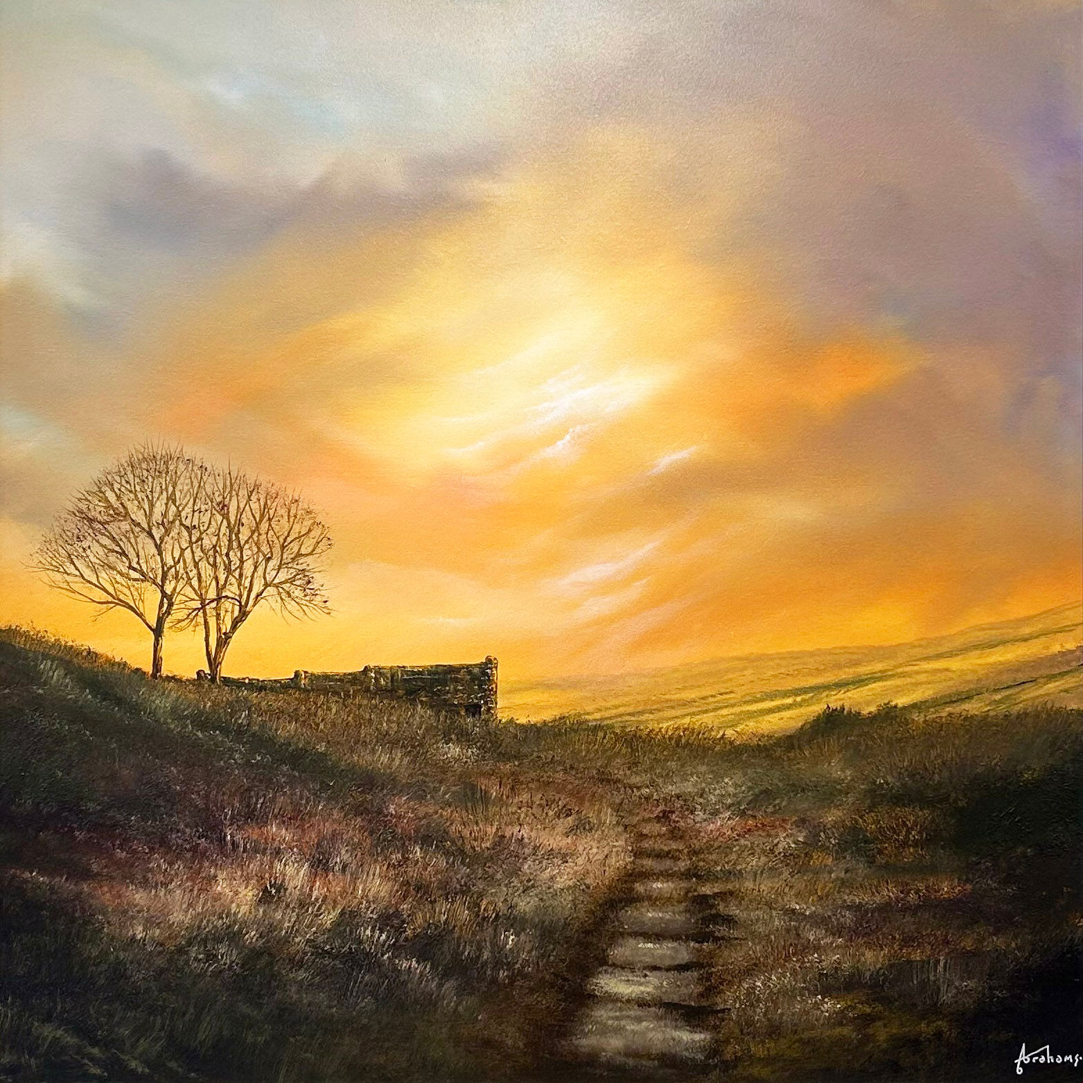 Top Withens - The Sky's Golden Blanket