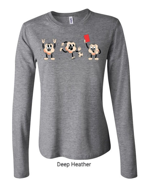Thumbnail: Vintage Soccer Character Long Sleeve T-Shirt