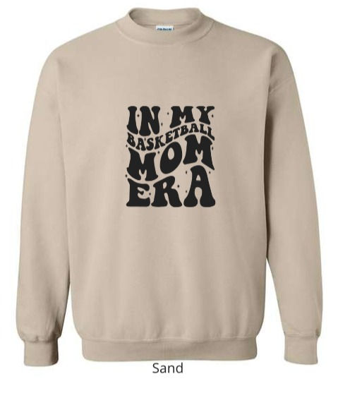 Thumbnail: Basketball Mom Era Crewneck Sweatshirt