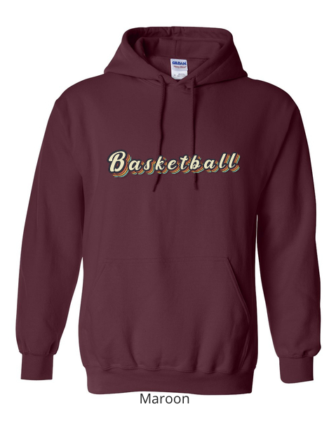 Thumbnail: Retro Lettered Basketball Hoodie